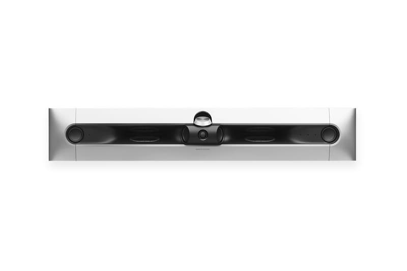 Bang & Olufsen Beosound Premiere aluminum soundbar with 10 drivers, Wide Stage Technology and a sculptural perforated design