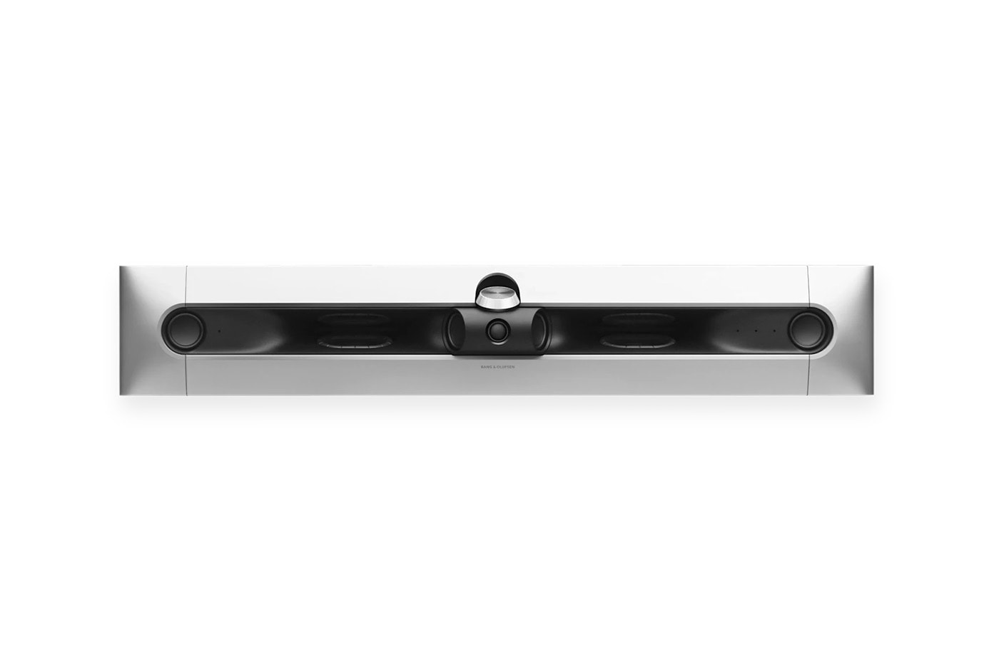 Bang & Olufsen Beosound Premiere aluminum soundbar with 10 drivers, Wide Stage Technology and a sculptural perforated design