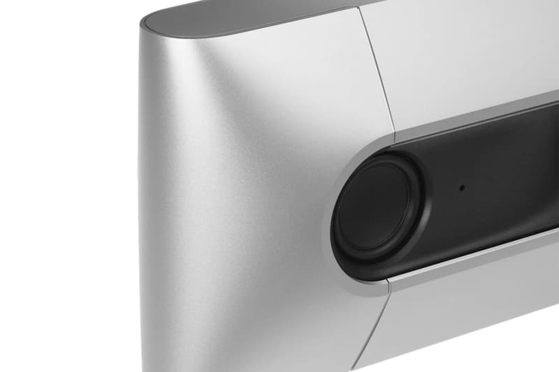 Bang & Olufsen Beosound Premiere aluminum soundbar with 10 drivers, Wide Stage Technology and a sculptural perforated design