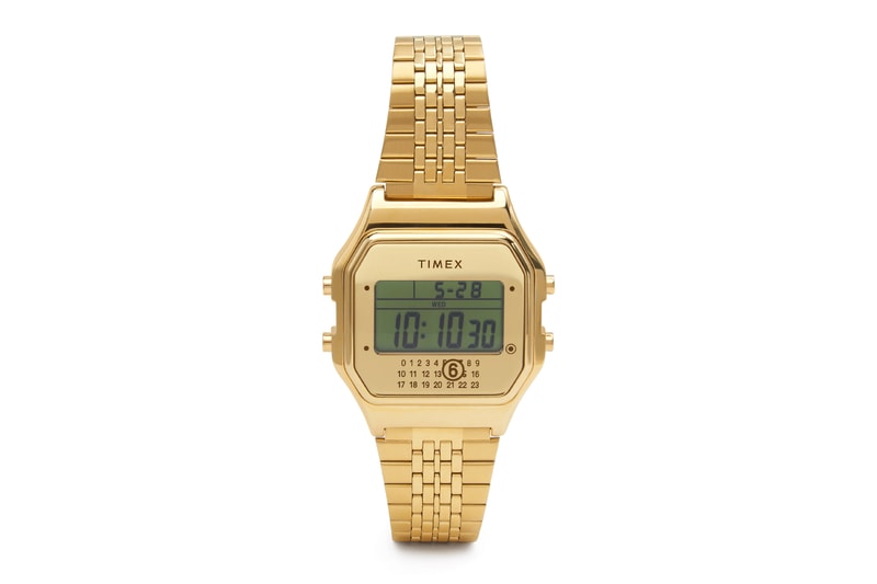 MM6 Maison Margiela and Timex Re-Engineer the T80 with a Gold-Tone Collection