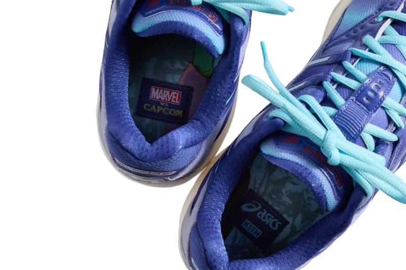 Kith Marvel vs Capcom ASICS Collection Gel-Nimbus 10.1 Iron Man vs Mega Man MVC012398 Gel-Kayano 12.1 Captain America vs Guile MVC011298 Gel-Kayano 14 Ryu 1203B011-100 Gel-Kayano 14 Wolverine 1203B058-001 Release Info