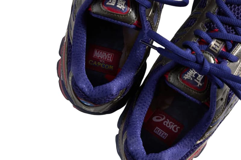 Kith Marvel vs Capcom ASICS Collection Gel-Nimbus 10.1 Iron Man vs Mega Man MVC012398 Gel-Kayano 12.1 Captain America vs Guile MVC011298 Gel-Kayano 14 Ryu 1203B011-100 Gel-Kayano 14 Wolverine 1203B058-001 Release Info