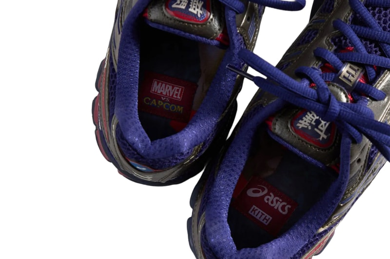 Kith Marvel vs Capcom ASICS Collection Gel-Nimbus 10.1 Iron Man vs Mega Man MVC012398 Gel-Kayano 12.1 Captain America vs Guile MVC011298 Gel-Kayano 14 Ryu 1203B011-100 Gel-Kayano 14 Wolverine 1203B058-001 Release Info