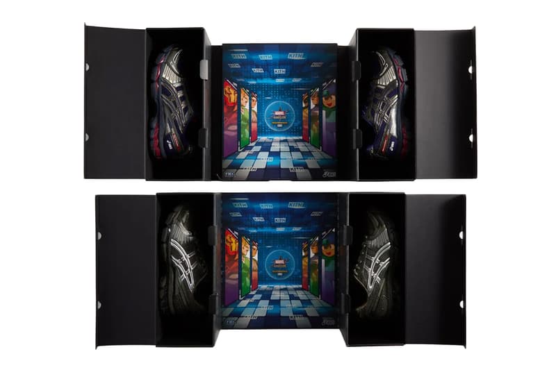 Kith Marvel vs Capcom ASICS Collection Gel-Nimbus 10.1 Iron Man vs Mega Man MVC012398 Gel-Kayano 12.1 Captain America vs Guile MVC011298 Gel-Kayano 14 Ryu 1203B011-100 Gel-Kayano 14 Wolverine 1203B058-001 Release Info