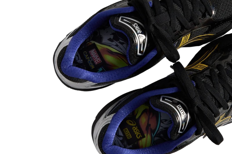 Kith Marvel vs Capcom ASICS Collection Gel-Nimbus 10.1 Iron Man vs Mega Man MVC012398 Gel-Kayano 12.1 Captain America vs Guile MVC011298 Gel-Kayano 14 Ryu 1203B011-100 Gel-Kayano 14 Wolverine 1203B058-001 Release Info