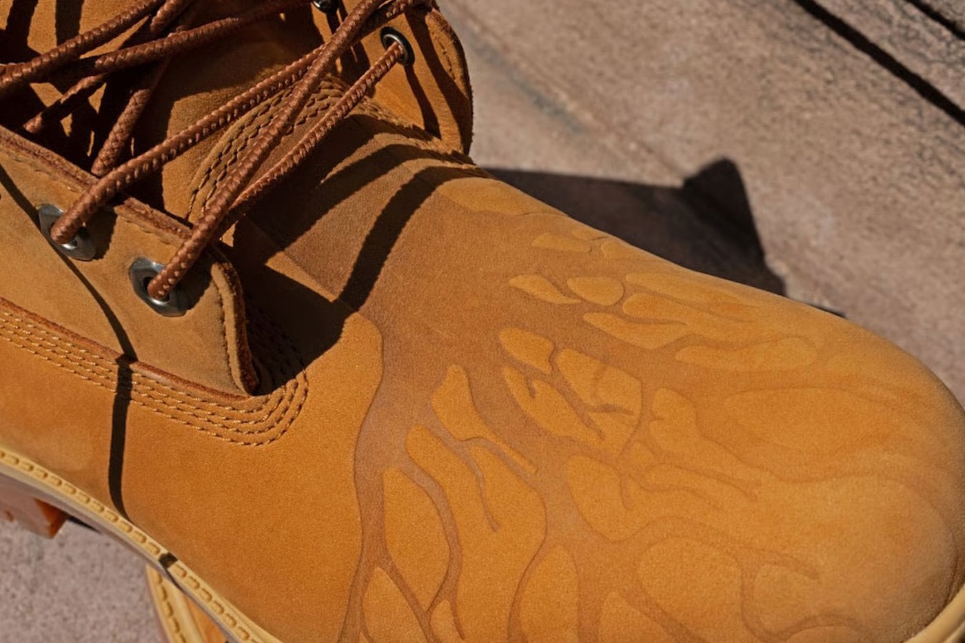 Timberland & Snipes Unveil The “Rooted in Concrete” Collaboration Timberland’s iconic yellow boot Kelley Walton, CMO of SNIPES USA The Notorious B.I.G. and Nas