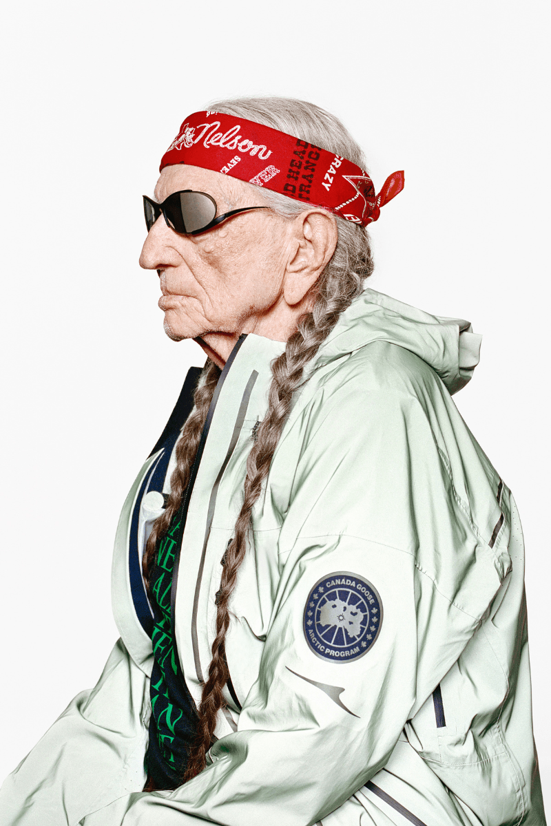 Haider Ackermann Presents 'Snow Goose' by Canada Goose for Fall/Winter 2025. Tim Elkaïm. Willie Nelson, D’Pharaoh Woon-A-Tai, Tasha Tilberg, Stevie Sims, Xiaowen Ju, and Connor Newall, Polar Bears International (PBI), Churchill, Manitoba, Canada, November gathering of polar bears along the Hudson Bay