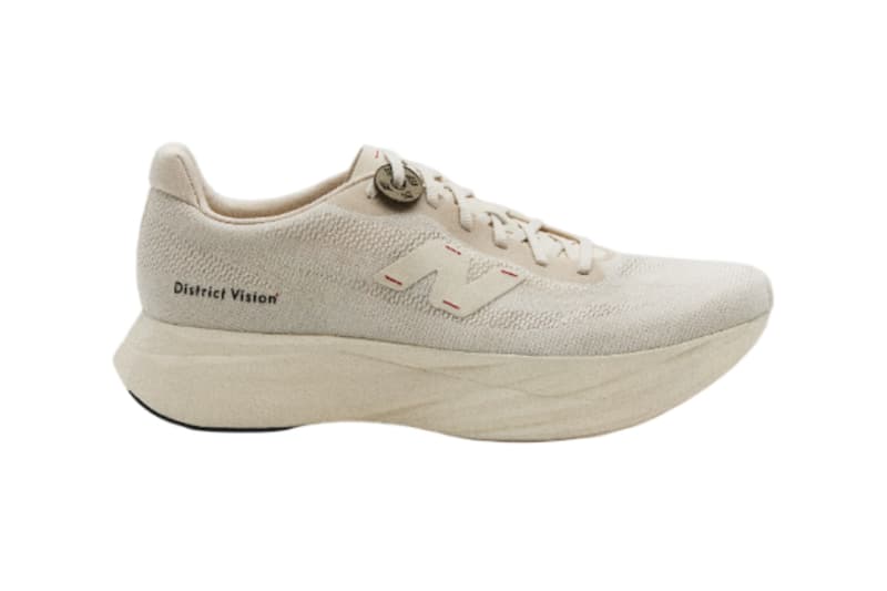 District Vision New Balance FuelCell SC Elite v5 bone pearl gray Release Info