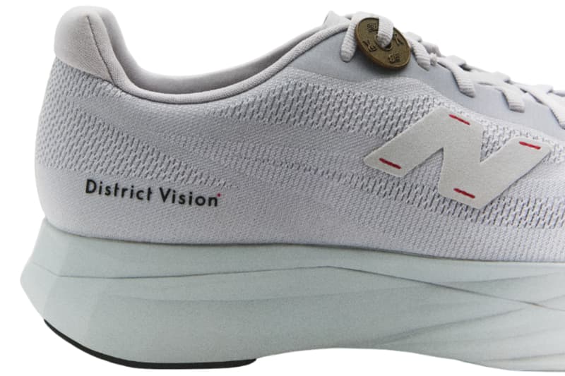 District Vision New Balance FuelCell SC Elite v5 bone pearl gray Release Info