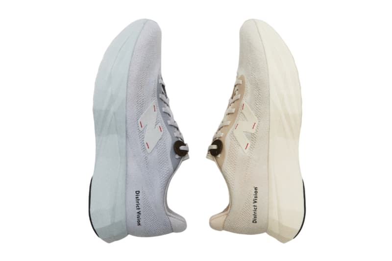District Vision New Balance FuelCell SC Elite v5 bone pearl gray Release Info