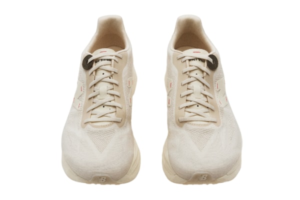District Vision New Balance FuelCell SC Elite v5 bone pearl gray Release Info