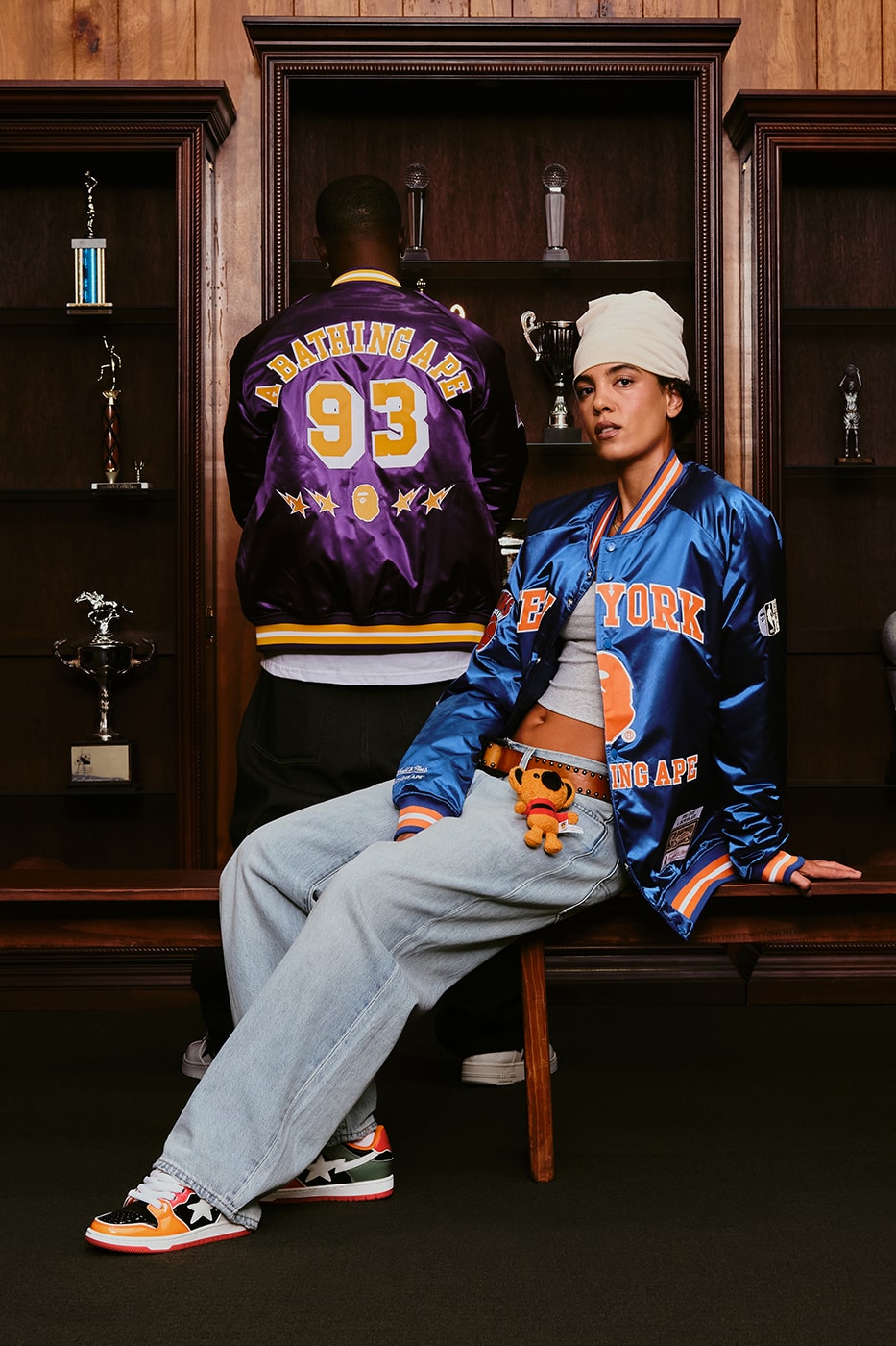 BAPE® x Mitchell & Ness NBA Collection Is Where Streetwear Meets Hardwood Brooklyn Nets, Phoenix Suns, Los Angeles Lakers, and New York Knicks