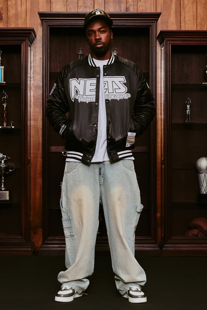 BAPE® x Mitchell & Ness NBA Collection Is Where Streetwear Meets Hardwood Brooklyn Nets, Phoenix Suns, Los Angeles Lakers, and New York Knicks