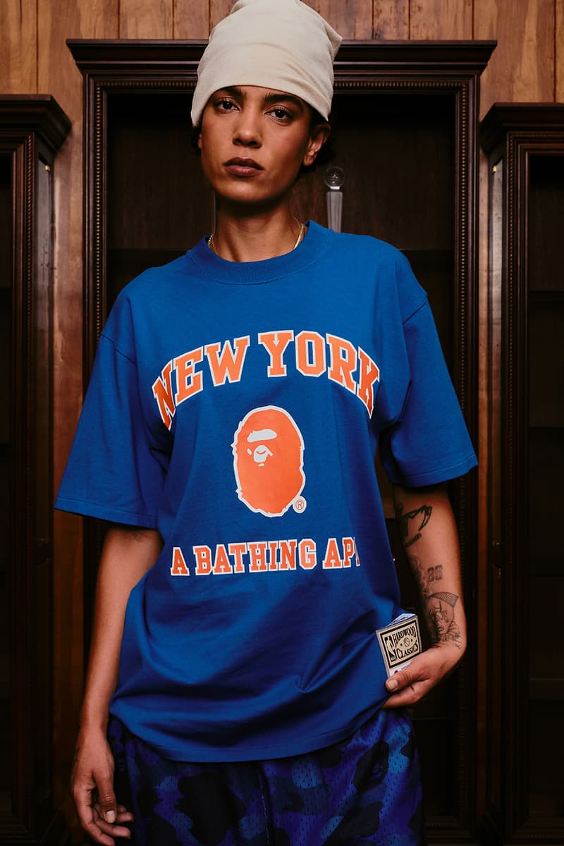 BAPE® x Mitchell & Ness NBA Collection Is Where Streetwear Meets Hardwood Brooklyn Nets, Phoenix Suns, Los Angeles Lakers, and New York Knicks