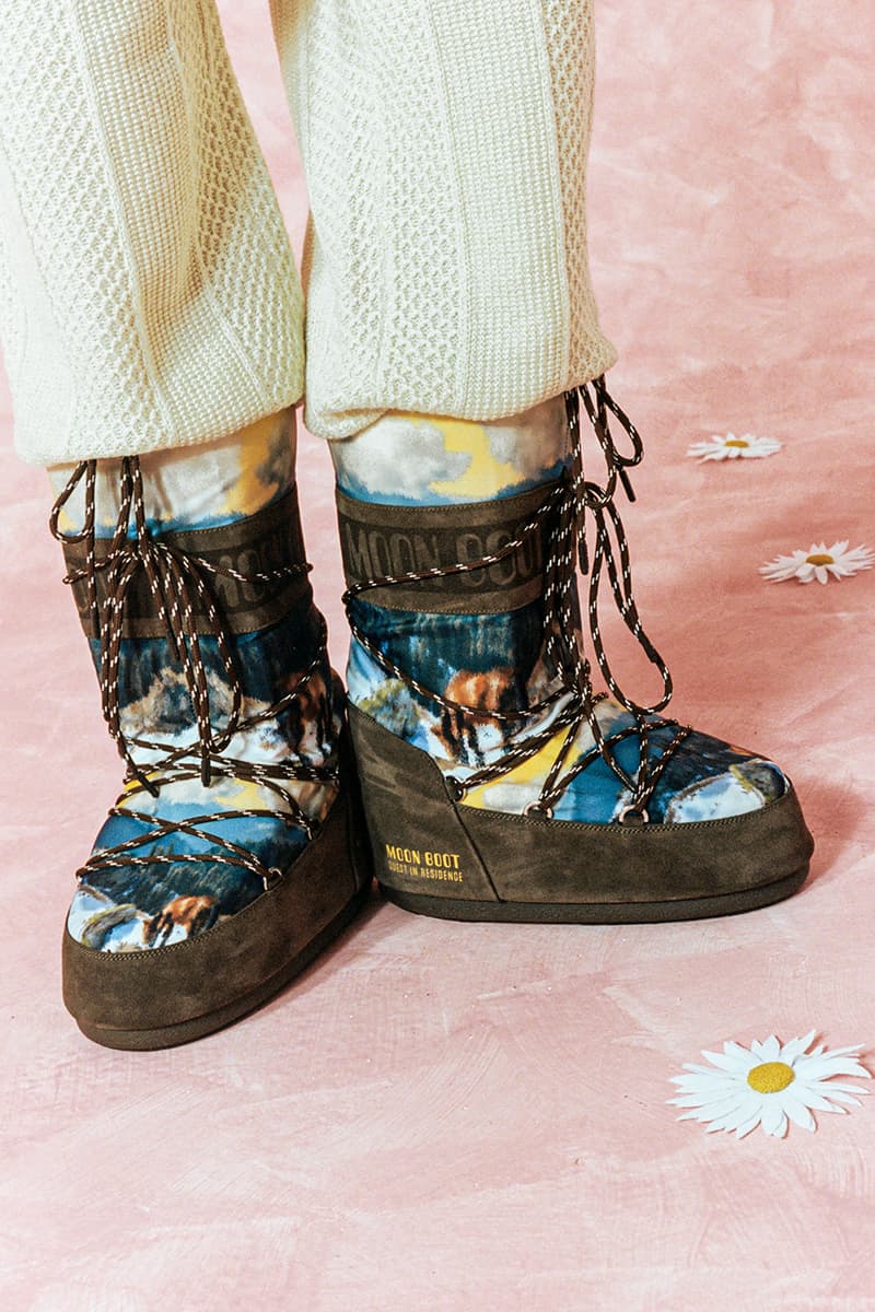 Guest in Residence Gigi Hadid Moon Boot Winter Resort Collection Collaboration Release Info