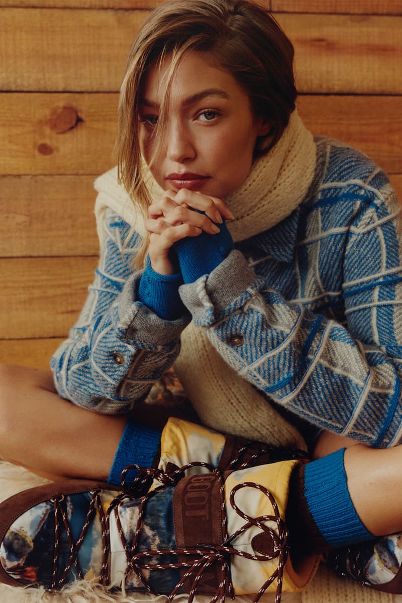 Guest in Residence Gigi Hadid Moon Boot Winter Resort Collection Collaboration Release Info