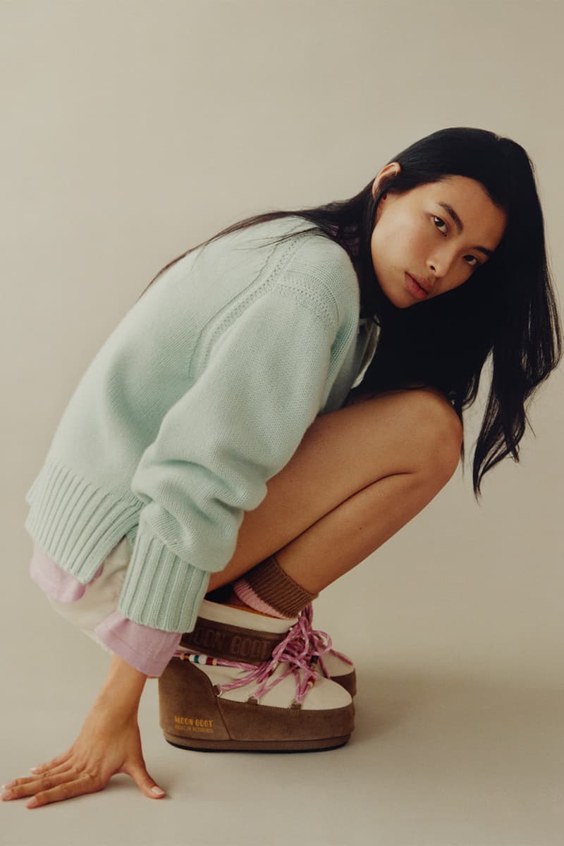 Guest in Residence Gigi Hadid Moon Boot Winter Resort Collection Collaboration Release Info