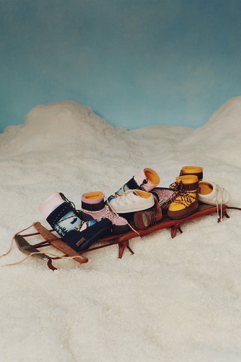 Guest in Residence Gigi Hadid Moon Boot Winter Resort Collection Collaboration Release Info