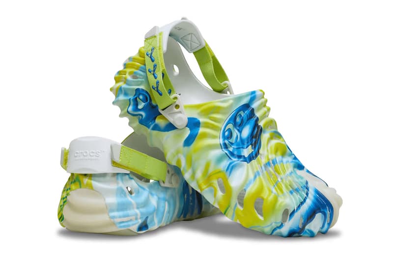 Kenny Scharf Joins Forces With Salehe Bembury Crocs Pollex Clog collaboration release info 212911-1NK crocs street art