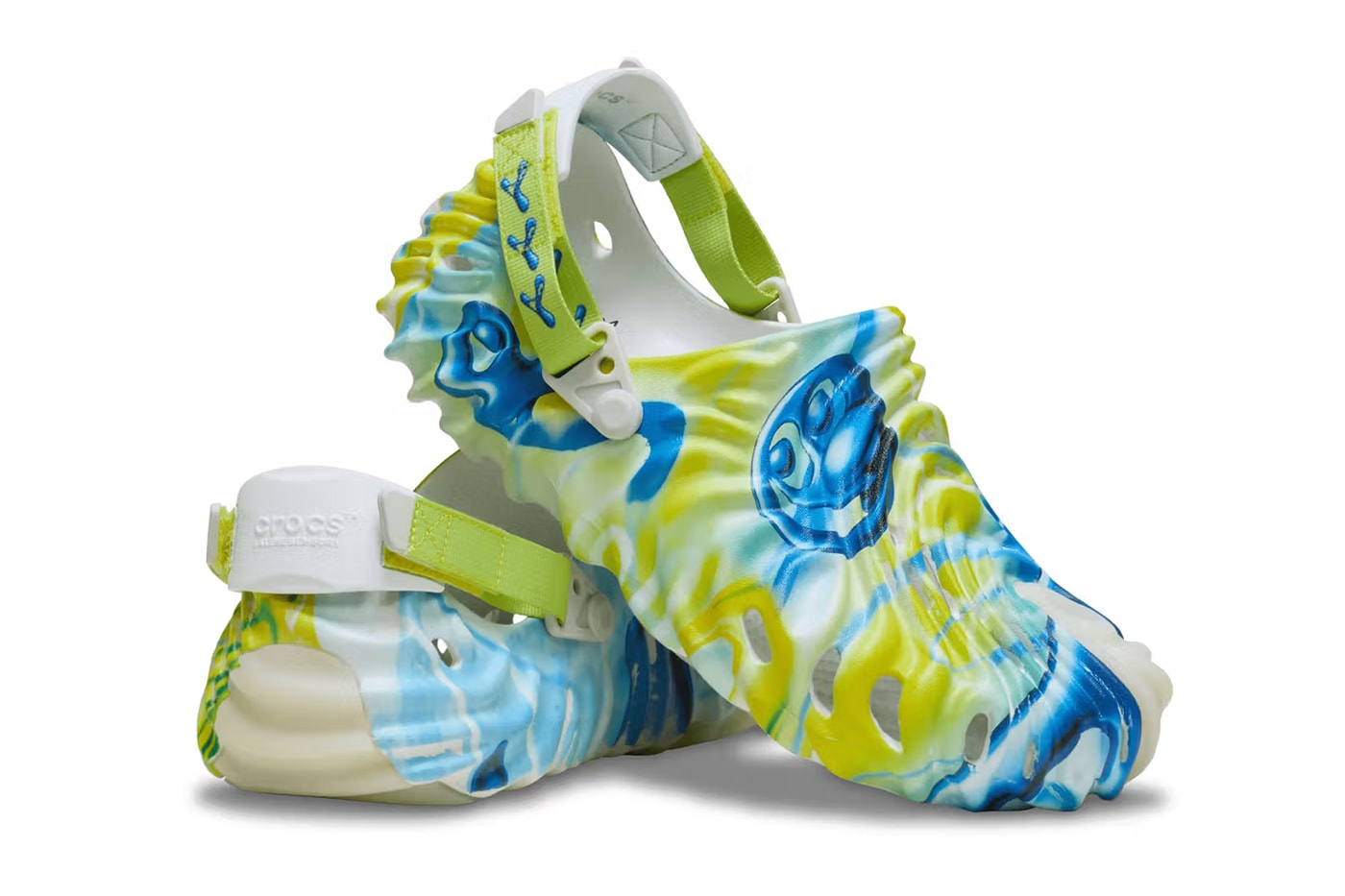 Kenny Scharf Joins Forces With Salehe Bembury Crocs Pollex Clog collaboration release info 212911-1NK crocs street art