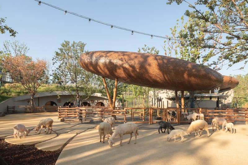 Take a Fantastical Landscape Escape at the LuxeIsland Eco-Farm in China wuhan Zhujia River in Jiang’an District animals urban utopai 