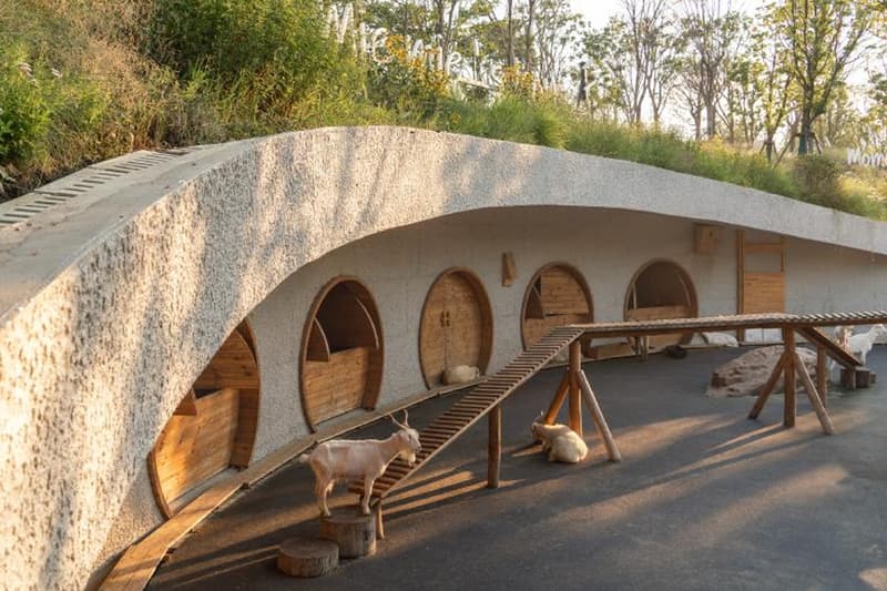 Take a Fantastical Landscape Escape at the LuxeIsland Eco-Farm in China wuhan Zhujia River in Jiang’an District animals urban utopai 