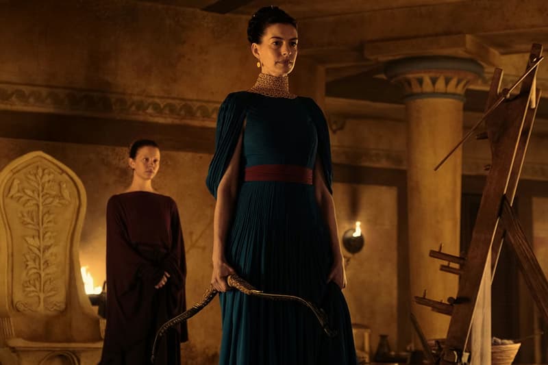 First Look Images at Christopher Nolan's Upcoming 'The Odyssey' Epic Film tom holland mia goth matt damon anne hathaway