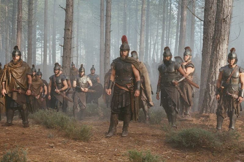 First Look Images at Christopher Nolan's Upcoming 'The Odyssey' Epic Film tom holland mia goth matt damon anne hathaway