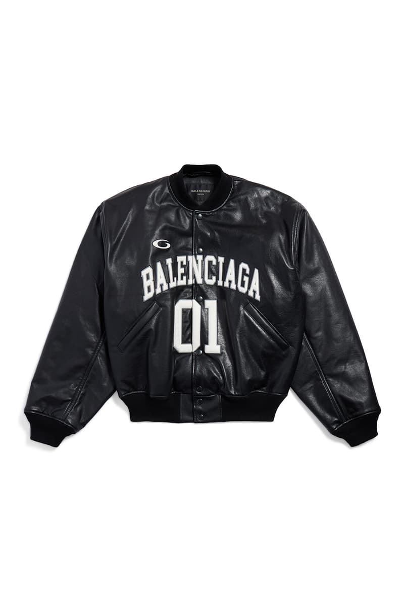 Balenciaga Spring 2026 Football Series Collection Release american football clothing jerseys satin shorts tracksuits