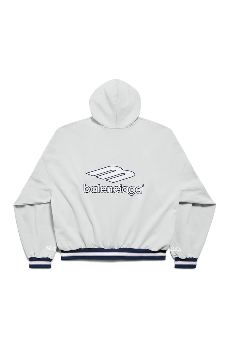 Balenciaga Spring 2026 Football Series Collection Release american football clothing jerseys satin shorts tracksuits