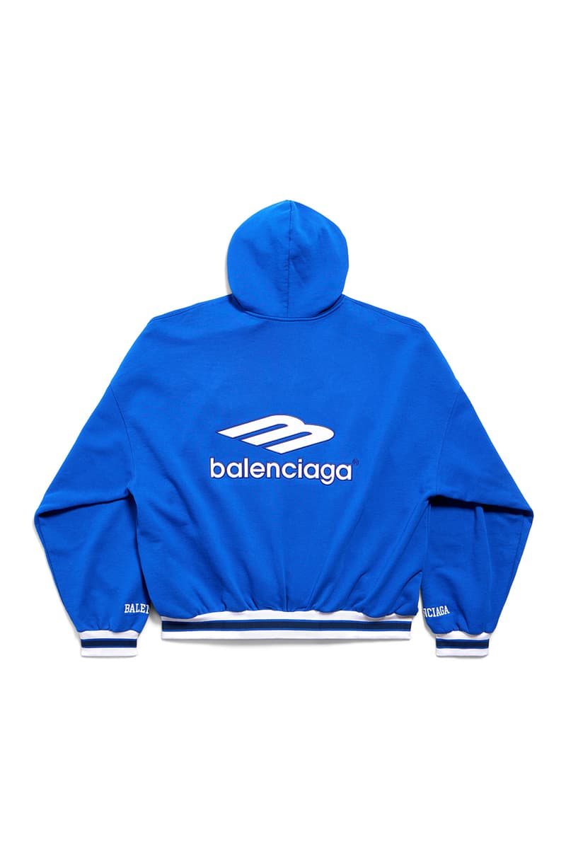 Balenciaga Spring 2026 Football Series Collection Release american football clothing jerseys satin shorts tracksuits