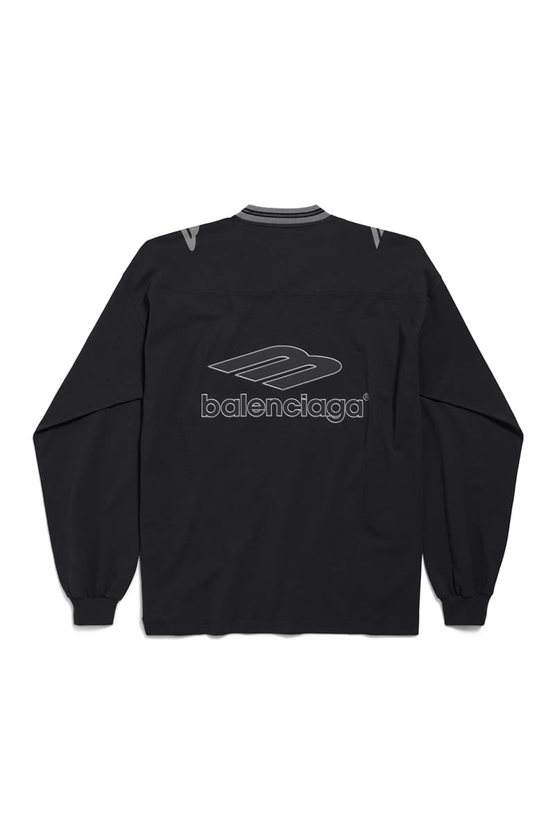 Balenciaga Spring 2026 Football Series Collection Release american football clothing jerseys satin shorts tracksuits