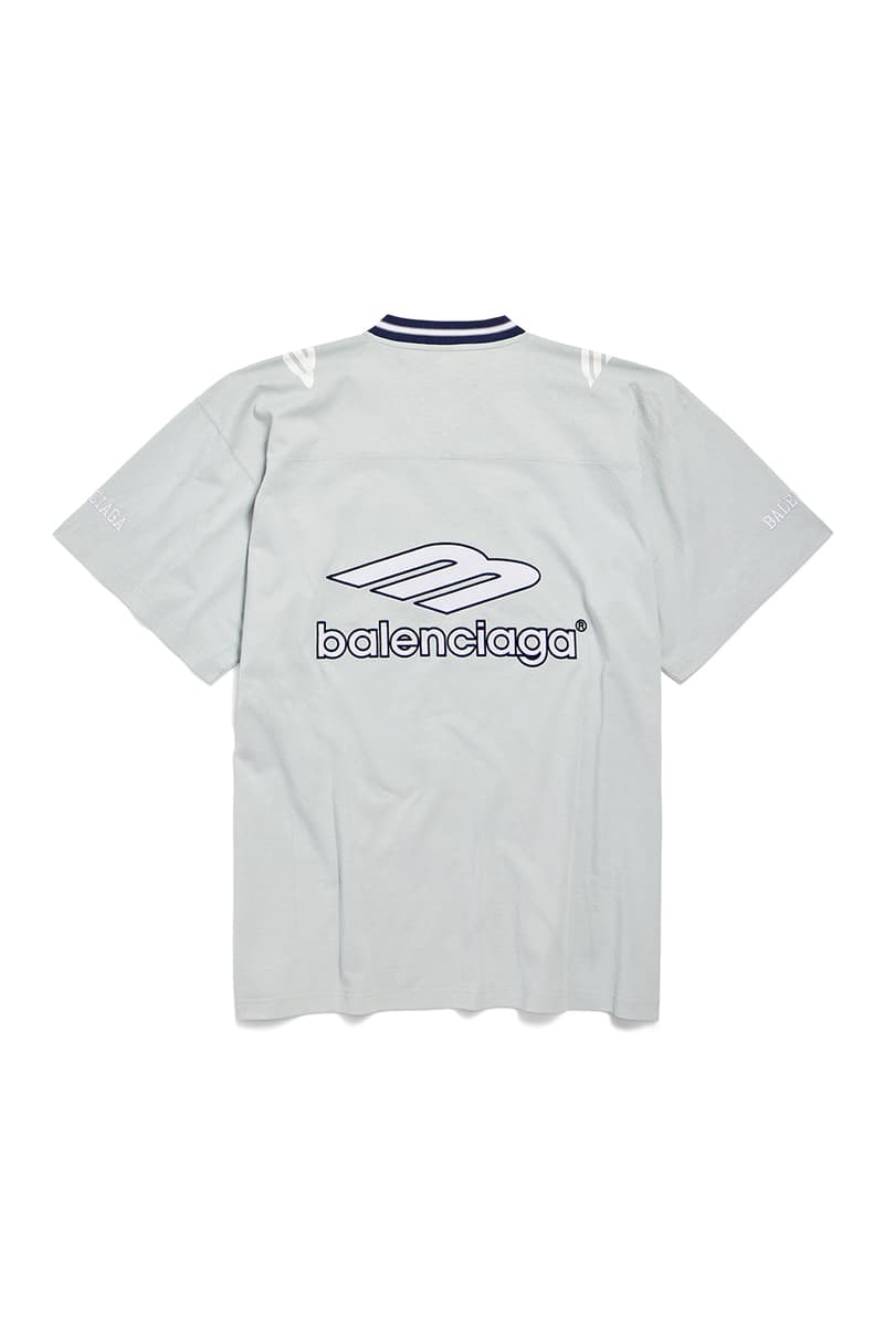Balenciaga Spring 2026 Football Series Collection Release american football clothing jerseys satin shorts tracksuits