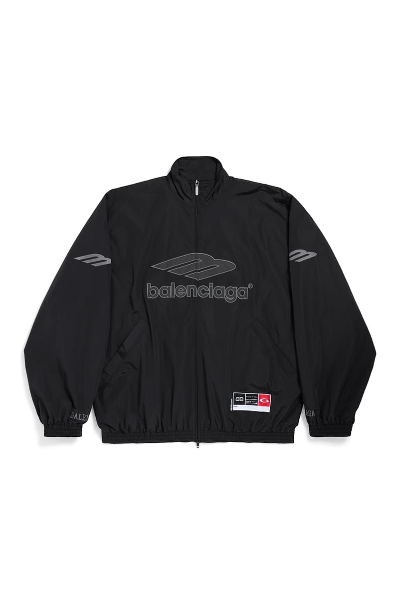 Balenciaga Spring 2026 Football Series Collection Release american football clothing jerseys satin shorts tracksuits