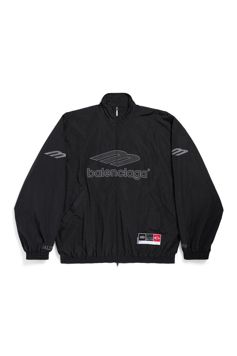 Balenciaga Spring 2026 Football Series Collection Release american football clothing jerseys satin shorts tracksuits