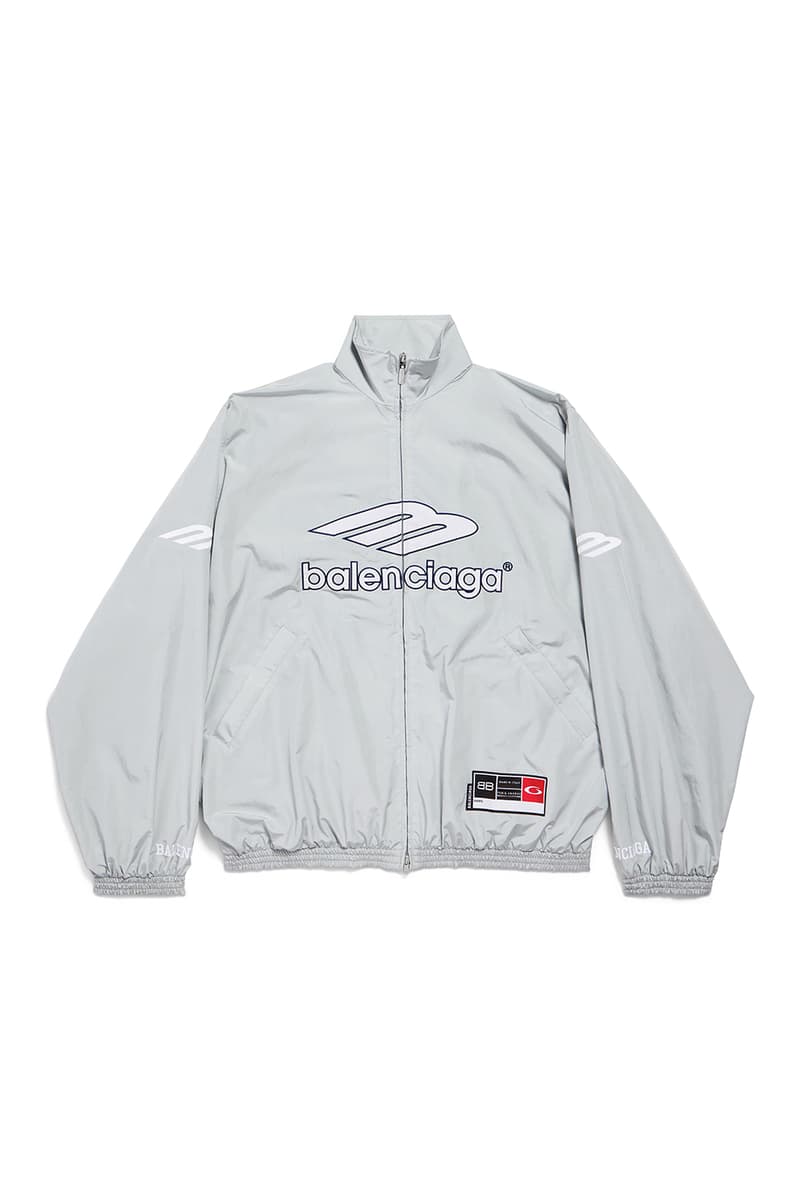 Balenciaga Spring 2026 Football Series Collection Release american football clothing jerseys satin shorts tracksuits