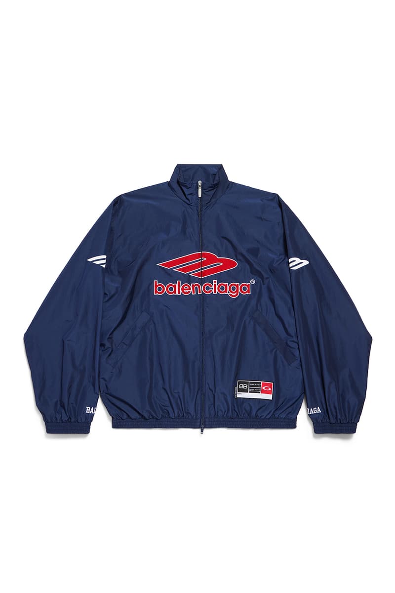 Balenciaga Spring 2026 Football Series Collection Release american football clothing jerseys satin shorts tracksuits