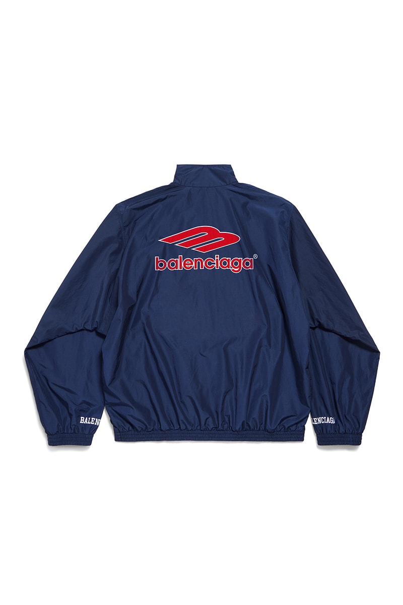Balenciaga Spring 2026 Football Series Collection Release american football clothing jerseys satin shorts tracksuits