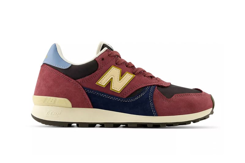 New Balance 475 "Washed Burgundy" U475WPA Release Info collection suede reflective details c-cap midsole pu rubber outsole sneaker aime leon dore