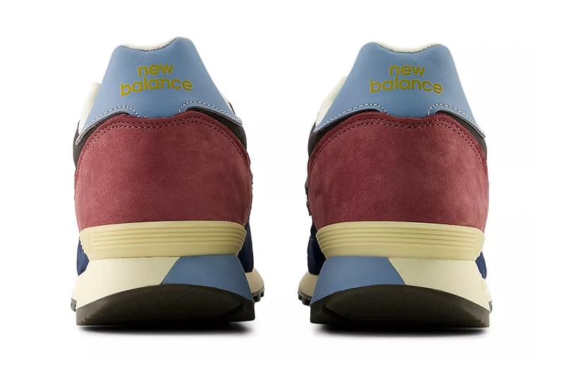 New Balance 475 "Washed Burgundy" U475WPA Release Info collection suede reflective details c-cap midsole pu rubber outsole sneaker aime leon dore