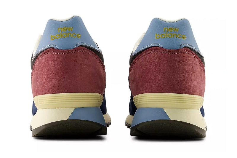 New Balance 475 "Washed Burgundy" U475WPA Release Info collection suede reflective details c-cap midsole pu rubber outsole sneaker aime leon dore