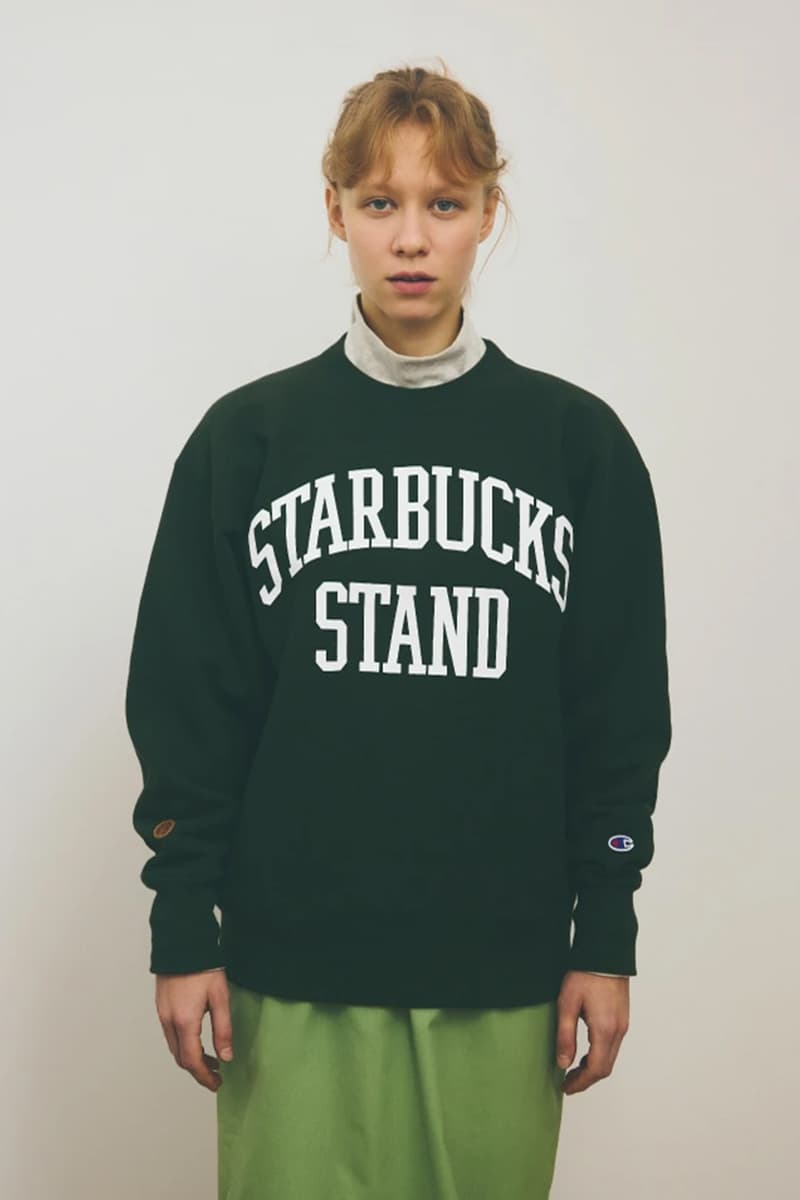 Starbucks Stand by BEAMS EXTRA Collection Champion Reverse Weave Release Info