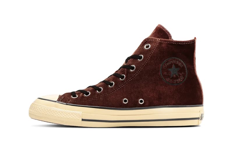 Converse All Star Aged Velvet Hi Brown Black 31316290 Release info