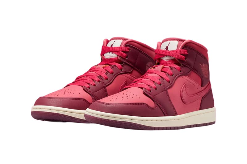 Air Jordan 1 Low Valentines Day IB7012-600 Air Jordan 1 Mid Valentines Day IB7018-600 Release Info