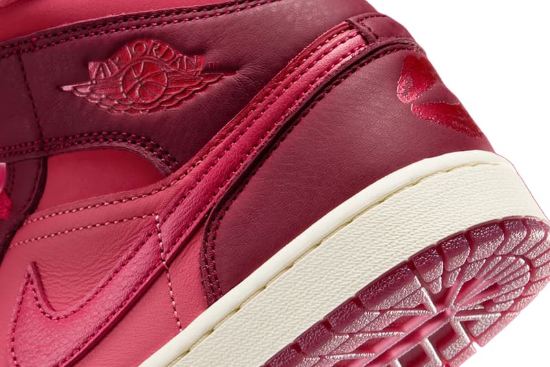Air Jordan 1 Low Valentines Day IB7012-600 Air Jordan 1 Mid Valentines Day IB7018-600 Release Info