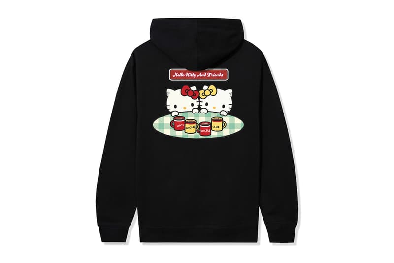 Anti Social Social Club ASSC Hello Kitty and Friends® Collaboration Holiday Collection Kuromi My Melody Badtz-Maru Pochacco Cinnamoroll Cogimyum release info