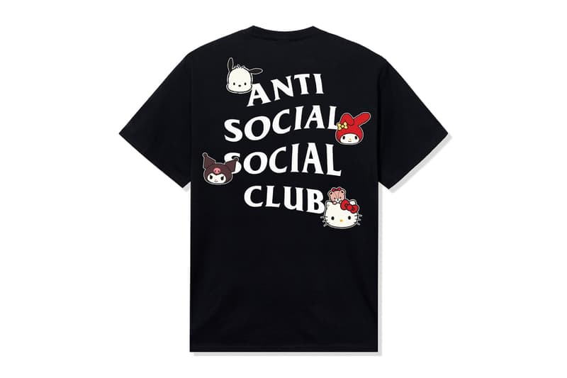 Anti Social Social Club ASSC Hello Kitty and Friends® Collaboration Holiday Collection Kuromi My Melody Badtz-Maru Pochacco Cinnamoroll Cogimyum release info