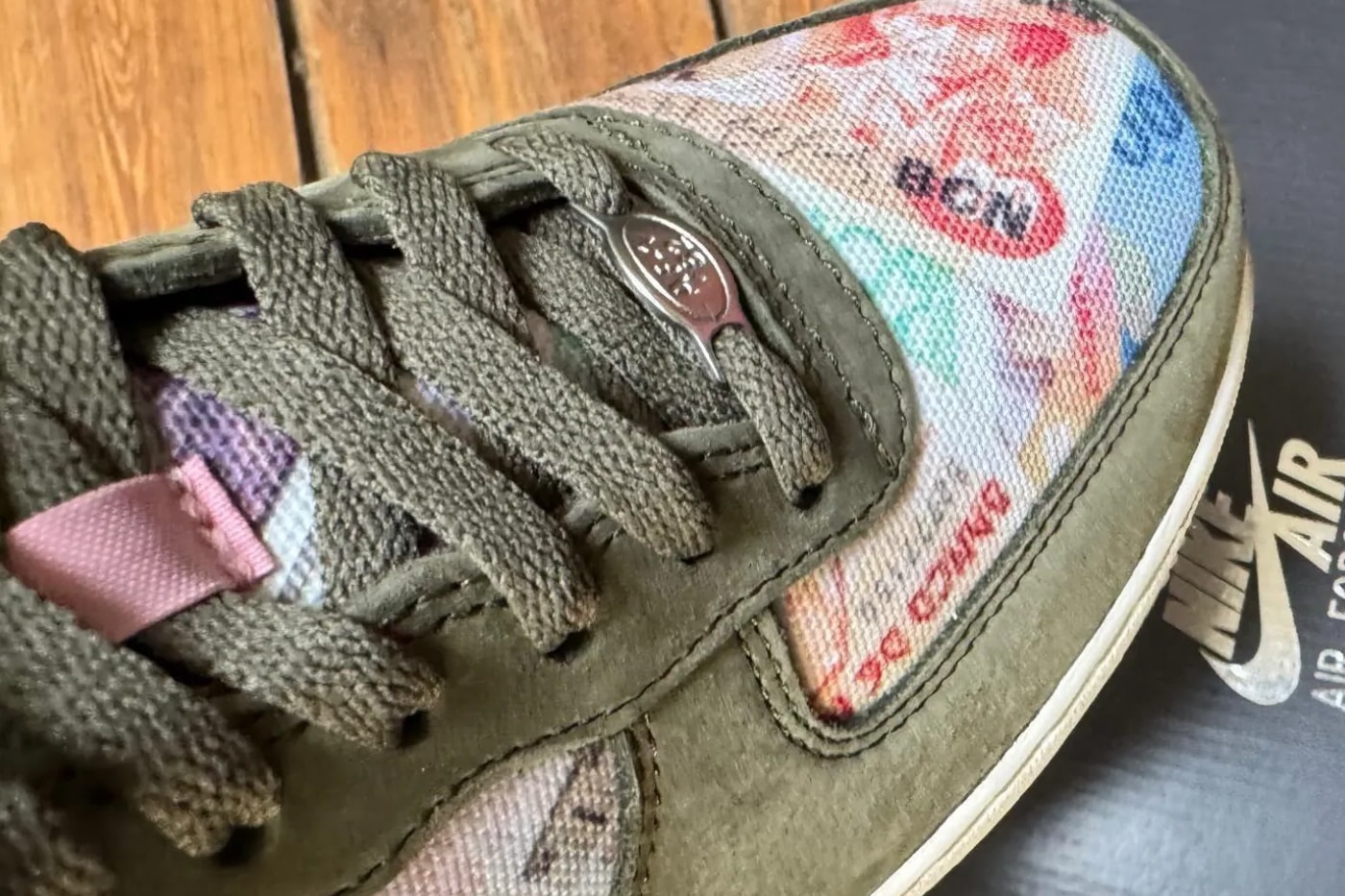 Futura x Nike Air Force 1 "FLOM" first look graffiti release info futuradosmil