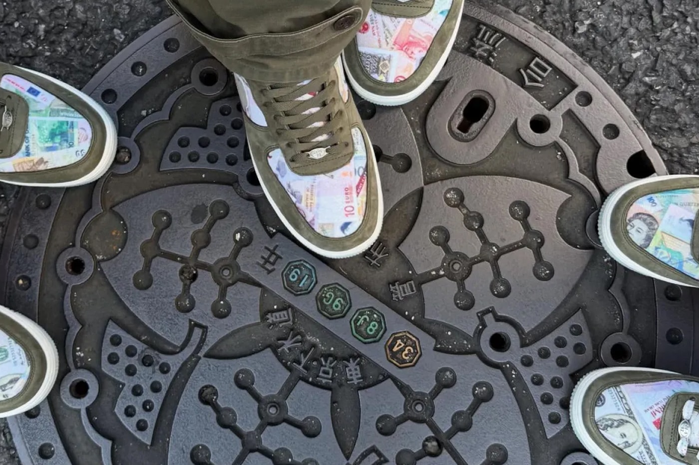 Futura x Nike Air Force 1 "FLOM" first look graffiti release info futuradosmil