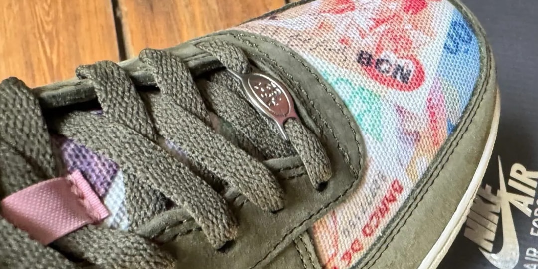 First Look at the Futura x Nike Air Force 1 "FLOM"